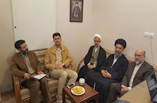 بازدید ریاست و معاون پژوهشی پژوهشکده از کتابخانه محقق طباطبائی